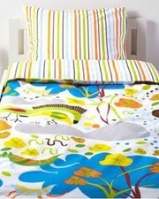 IKEA NATURSKON Podwójna poszewka na kołdrę / poszewka na poduszkę Dwustronny robak zwierzęcy Kwiatowy MCM na sprzedaż  Wysyłka do Poland