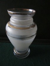Vase verre depoli d'occasion  Saint-Malo