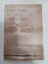 Bollettino tecnico geloso usato  San Giuliano di Puglia