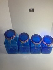 Antigo 1979 Crownford Cobalto GRANNYS PRODUTO 4 peças conjunto de cozimento de cozinha feito na Itália comprar usado  Enviando para Brazil