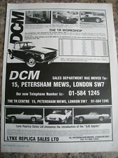 Dcm workshop type for sale  BRISTOL