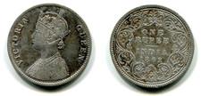 Rupee indien 1862 gebraucht kaufen  Haltern am See