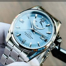 Relógio masculino Orient Star automático mostrador azul cristal de safira RK-AU0109L comprar usado Relógio masculino Orient Star automático mostrador azul cristal de safira RK-AU0109L comprar usado  Enviando para Brazil