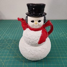 Snowman 3pc ceramic for sale  San Jose