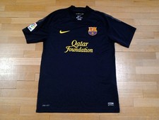 Camisa de futebol 2011/12 FC Barcelona Nike tamanho M rara preta era Messi comprar usado  Enviando para Brazil