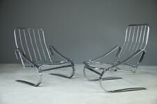 Pair retro chrome for sale  REDRUTH