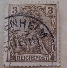 Timbre allemand deutsches d'occasion  Moulins
