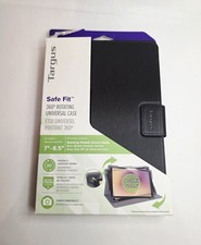 Usado, Capa para Tablet Targus Safe Fit 360 Graus Rotação Universal 7-8.5" Preta TH2784GL comprar usado  Enviando para Brazil