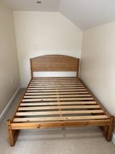 Pine wooden double for sale  ELLESMERE PORT