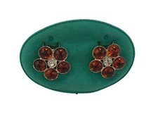 Orecchini clip fiore usato  Vercelli