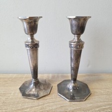 Argent massif bougeoirs d'occasion  Juan-les-Pins