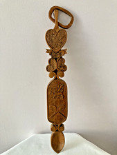 Vintage handcarved wooden for sale  SWANSEA