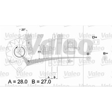 Valeo lichtmaschine renault gebraucht kaufen  Idar-Oberstein