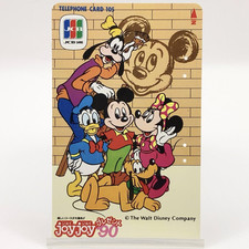 Cartão telefônico Mickey Minnie Pateta Pluto JCB Walt Disney NTT retrô Japão raro comprar usado  Enviando para Brazil