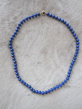 Kette lapislazuli perlen gebraucht kaufen  Hürth