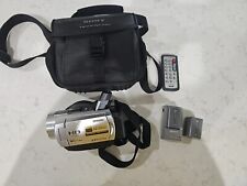 Filmadora Sony Handycam HDR-UX5 DVD alta definição prata com estojo bateria comprar usado  Enviando para Brazil