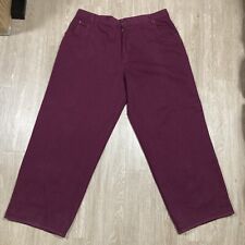Calça jeans Solo 46 anos 90 00 Y2k folgada perna larga patinação skate skatista grunge gótica, usado comprar usado  Enviando para Brazil