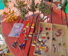 Ferrocarril vintage personas diferentes escalas 1/72 árboles y otros artículos HO/OO segunda mano  Embacar hacia Mexico