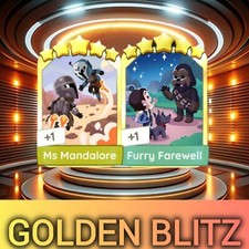 ADESIVOS MS MANDALORE_&_FURRY FAREWELL_GOLDEN_BLITZ_EVENT_MONO_POLY_-GO_5_STARS  comprar usado  Enviando para Brazil
