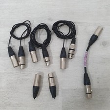 LOTE DE CABLES Y CONECTORES MIXTOS Neutrik NCMMX macho XLR a NCFFX hembra XLR - D6 segunda mano  Embacar hacia Mexico