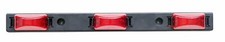 MARCADOR DE BARRA DE IDENTIFICAÇÃO DE FOLGA COMBINAÇÃO DE 3 LUZES VERMELHO 24 LED IDENTIFICAÇÃO DE REBOQUE comprar usado  Enviando para Brazil