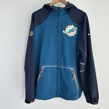 Jaqueta masculina Miami Dolphins XL Nike Therma Sphere NFL com capuz futebol americano em campo comprar usado  Enviando para Brazil