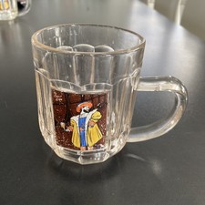Chope verre emaille d'occasion  Le Grand-Lemps