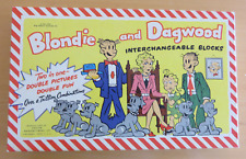 Cómics originales vintage "Conjuntos de bloques de Blondie y Dagwood" (1951) segunda mano  Embacar hacia Mexico