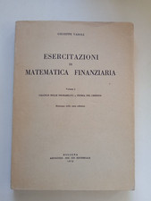 Esercitazioni matematica finan usato  Italia