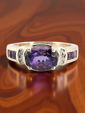 amethyst diamond ring 14k for sale amethyst diamond ring 14k for sale Bossier City