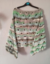 Crochet handmade poncho for sale  NOTTINGHAM