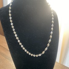 Colar Milor 925 prata dois tons 18” espinha de peixe torcida Jy8-1 comprar usado  Enviando para Brazil