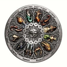 Moeda Lucky Zodiac Constellation – Design Sol e Lua – Presente e Colecionável comprar usado  Enviando para Brazil
