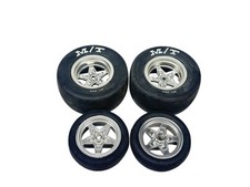 Losi 22S Drag Car dianteiro e traseiro Mickey Thompson ET pneus de arrasto com rodas #15825 comprar usado  Enviando para Brazil