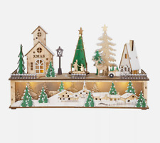 Wooden christmas village for sale  GLOSSOP