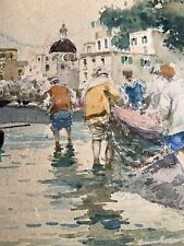 Attilio pratella acquerello usato  Italia