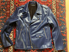 Perfecto skaï bleu d'occasion  Colmar