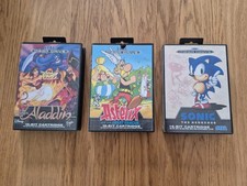 Lot de 3 jeux Sega Megadrive complet pal fr / Eur - Aladdin Sonic Astérix comprar usado  Enviando para Brazil