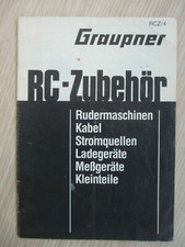 Graupner prospekt katalog d'occasion  Bagnolet