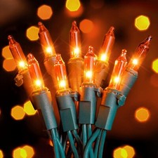 Fairy lights orange for sale  STOCKPORT