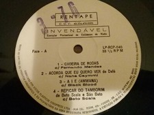 10" OS TINCOAS "DORA" + BLACK BLOOD "AIE" +6 FUNK BRAZIL PROMO VG+ BETO SCALA ++ comprar usado  Brasil 