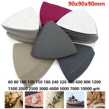 Lençóis de lixa de rato molhado e seco 90 mm detalhe triangular almofada de lixa palma 60-10000# comprar usado  Enviando para Brazil
