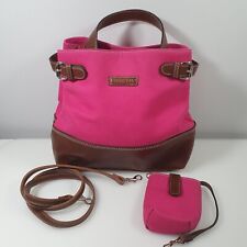 Pink canvas bag for sale  WOODBRIDGE