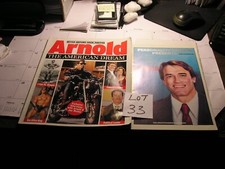 BDDYBUILDING - 2 ARNOLD SCHWARZENEGGER COLLECTIBLE ITEMS LOT #33 comprar usado  Enviando para Brazil