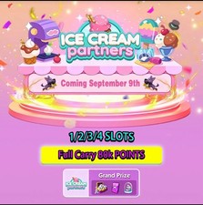 ICE CREAM PARTNERS - EVENTO MONOPOLY GO ⚡️⚡️ 12 HORAS - TRANSPORTE COMPLETO ⚡️⚡️, usado comprar usado  Enviando para Brazil