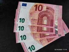 Nota bancária de 10 euros não circulada - União Europeia Lagarde - Nova em folha! comprar usado  Enviando para Brazil