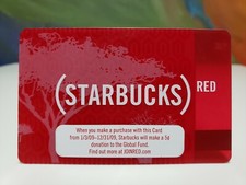 Starbucks 2008 red for sale  Scott