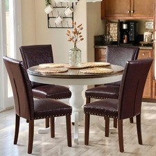 Upholstered parsons dining for sale  Ashford