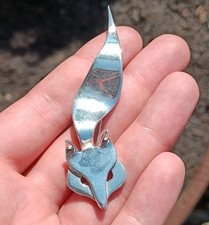 Sterling silver fox for sale  BRIGHTON