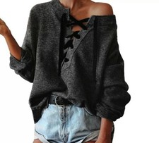 Superbe sweat laçage d'occasion  Paris XIII